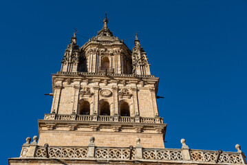 Fototapeta na wymiar Salamanca Cathedral from morning to night