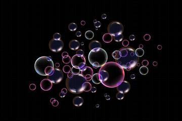 soap bubbles background