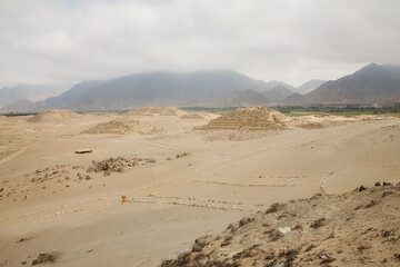 Reise durch Südamerika, Peru zur Ciudad Sagrada de Caral.