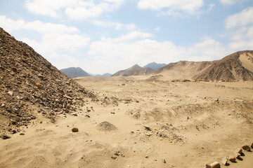 Reise durch Südamerika, Peru zur Ciudad Sagrada de Caral.