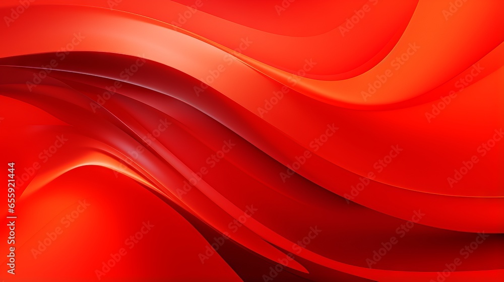 Poster red abstract background with smooth texture and gradient effect