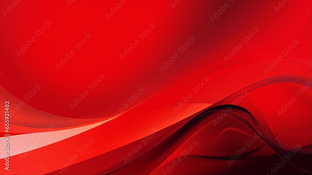 Poster red abstract background with smooth texture and gradient effect