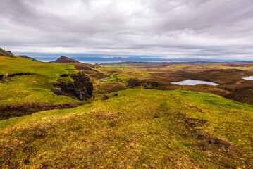 island of skye, staffin, landscapes inside the north area, scotland