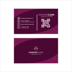 Naklejka na ściany i meble standard new Business card design template