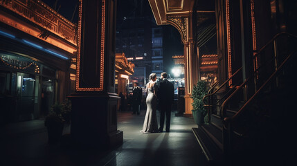 Stylish man waiting waiting for his date