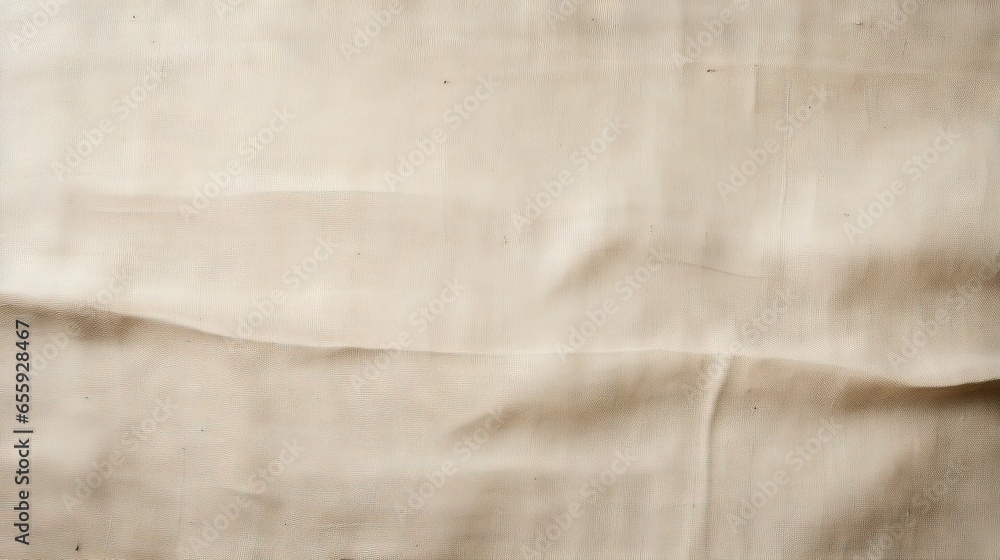 Poster a close up of a white sheet with a black cat on it. generative ai