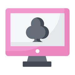 Online Casino Flat Icon