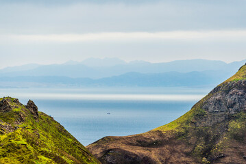 island of skye, staffin, landscapes inside the north area, scotland