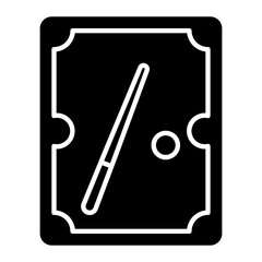 Goal Glyph Icon