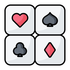 Casino Colored Line Icon