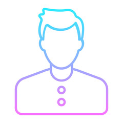 Crouper Gradient Icon