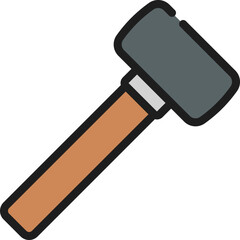 Mallet Hammer Icon