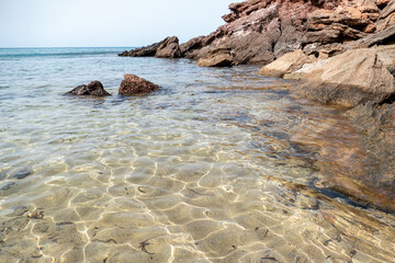 Cala del Pilar is one of those must see special places in Menorca, it is located on the north part of the island.