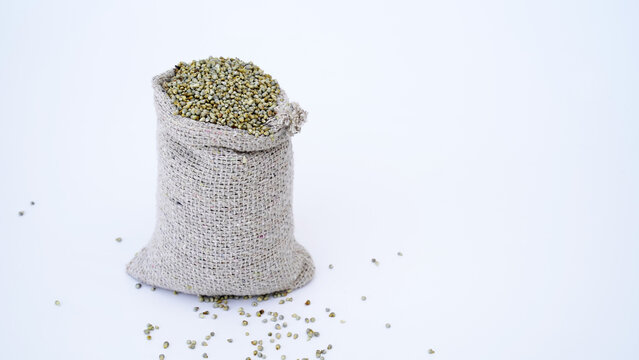 Heap of Pearl millet grain whole for indian gujarati food recipe