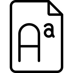 Font File Icon