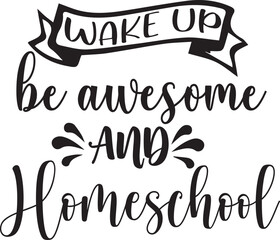 Home School   tshirt design 