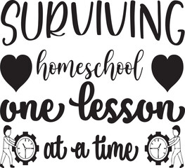 Home School TShirt Design  