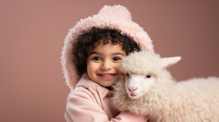 Obraz premium Cherished Winter Memories: Girls' Smiles Tell the Story