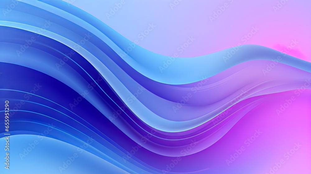 Aufkleber abstract blue and purple gradient background with empty space for text or design elements