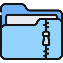 Zip Folder Icon