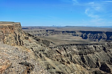Fish river canyon Namibia. Second largest canyon in the world.