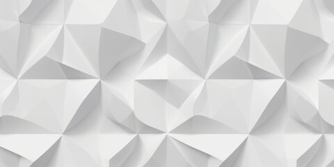 Rotated abstract offset large white polygon geometrical quarter circle pattern background wallpaper banner flat lay top view from above sparsely, Generative AI