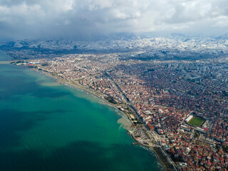 aerial view of the city, ordu