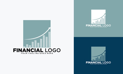 Fototapeta premium trading chart in financial concepts and financial investment business stock growth