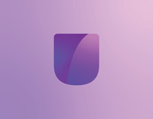 Letter U Gradient Modern Logo Design, Creative Startup App U Logo, U Initial Premium Logotype