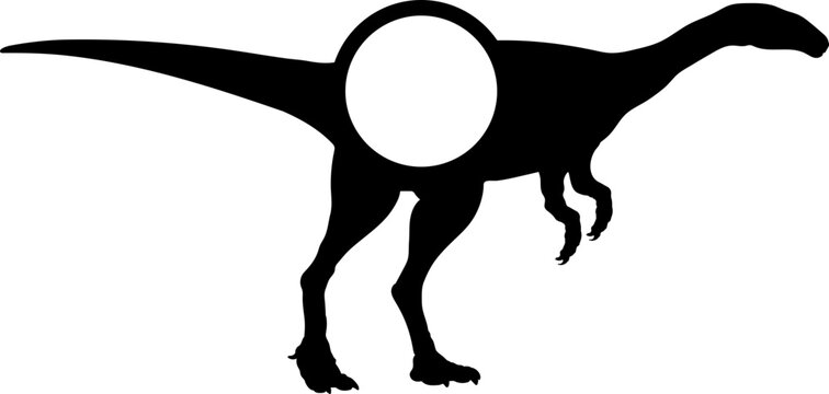 Coelurus. Dinosaur Silhouette. Dinosaur SVG Types of dinosaurs Dinosaur name breeds 