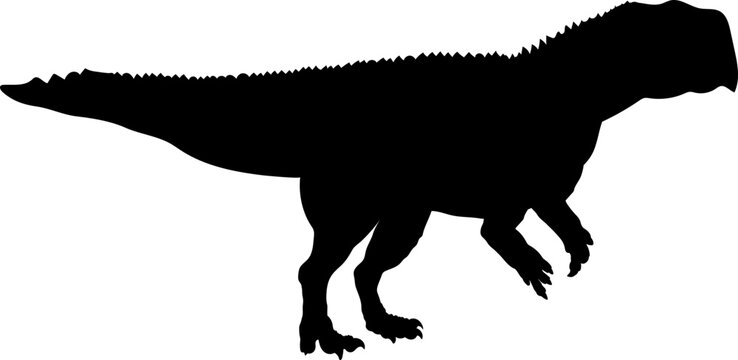 Psittacosaurus Dinosaur Silhouette.  Dinosaur SVG Types of dinosaurs
