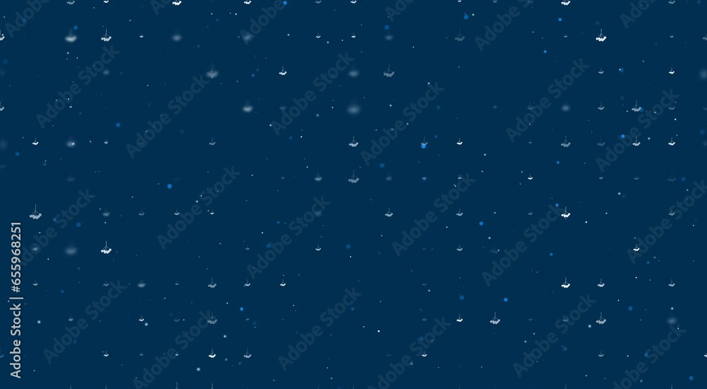 Poster template animation of evenly spaced rowan berrys of different sizes and opacity. animation of transp