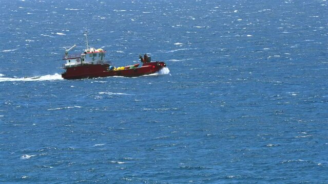 fishing boat in the sea