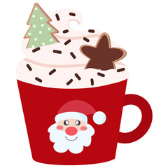 christmas, chocolate, cocoa, hot drink