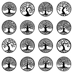 Tree of life Bundle, Tree of life Clipart, Tree of life cut files for Cricut, Celtic tree of life ,Family Reunion 