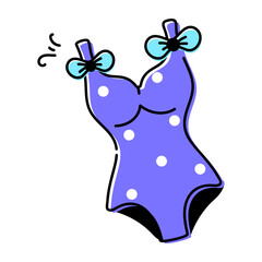 Beach  Summer Hand Drawn Icon

