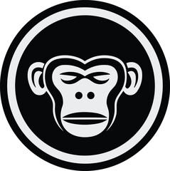 monkey vector logo animal template