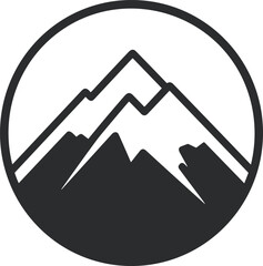 mountain logo vector design
