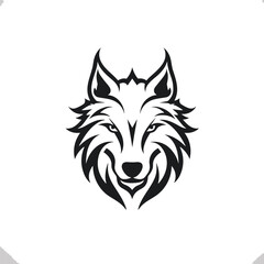 Wolf Head Logo Mascot Emblem