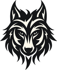 Wolf Head Logo Mascot Emblem