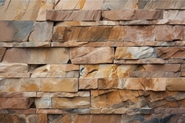Low-quality natural stone texture. Generative AI