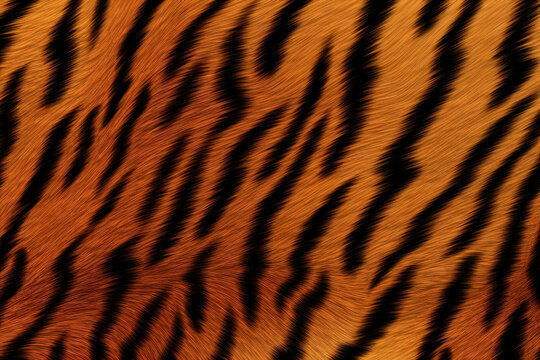 closeup composition of tiger stripes