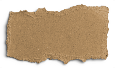 Brown Cardboard Paper Torn 4
