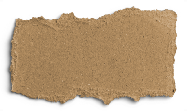 Brown Cardboard Paper Torn 4