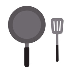 フライパンとフライ返し