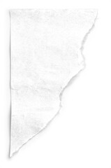 White Paper Kraft Torn Top Left Corner