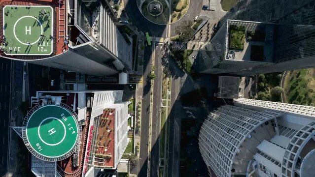 Hyperlapse Polanco vista cenital de los edificios