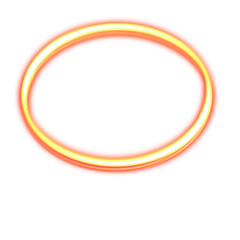 transparent glowing light circle for design