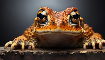 Fototapeten African frog on blur background © greenleaf