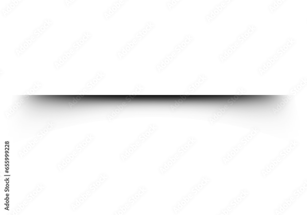 Poster realistic shadow effect for design